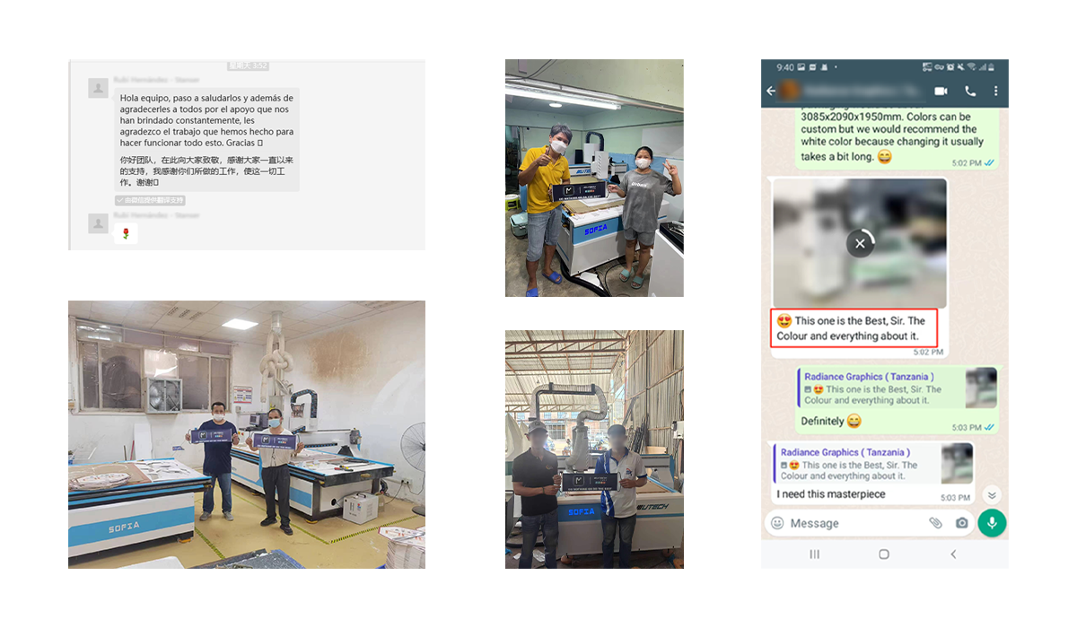 sofia atc ccd camera oscillating knife cutting machine customer feedback