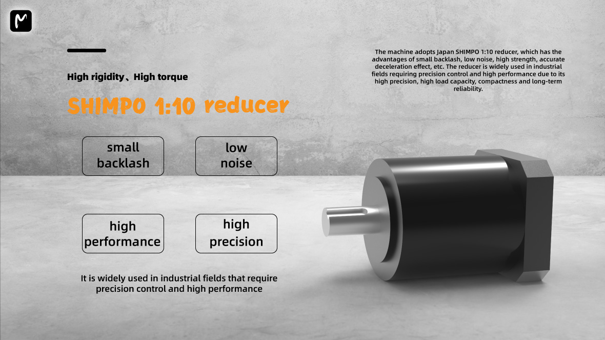 Japan SHIMPO 1:10 reducer