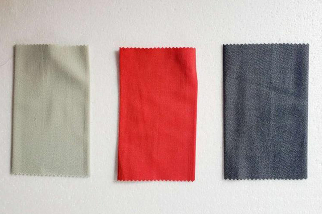 Foam leather fabric cutting6