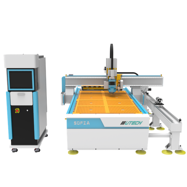 1325 ATC CCD Camera Digital Cutting Machine with Rotary Device