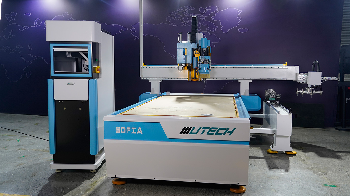 1325 ATC CCD Camera Digital Cutting Machine with Rotary Device