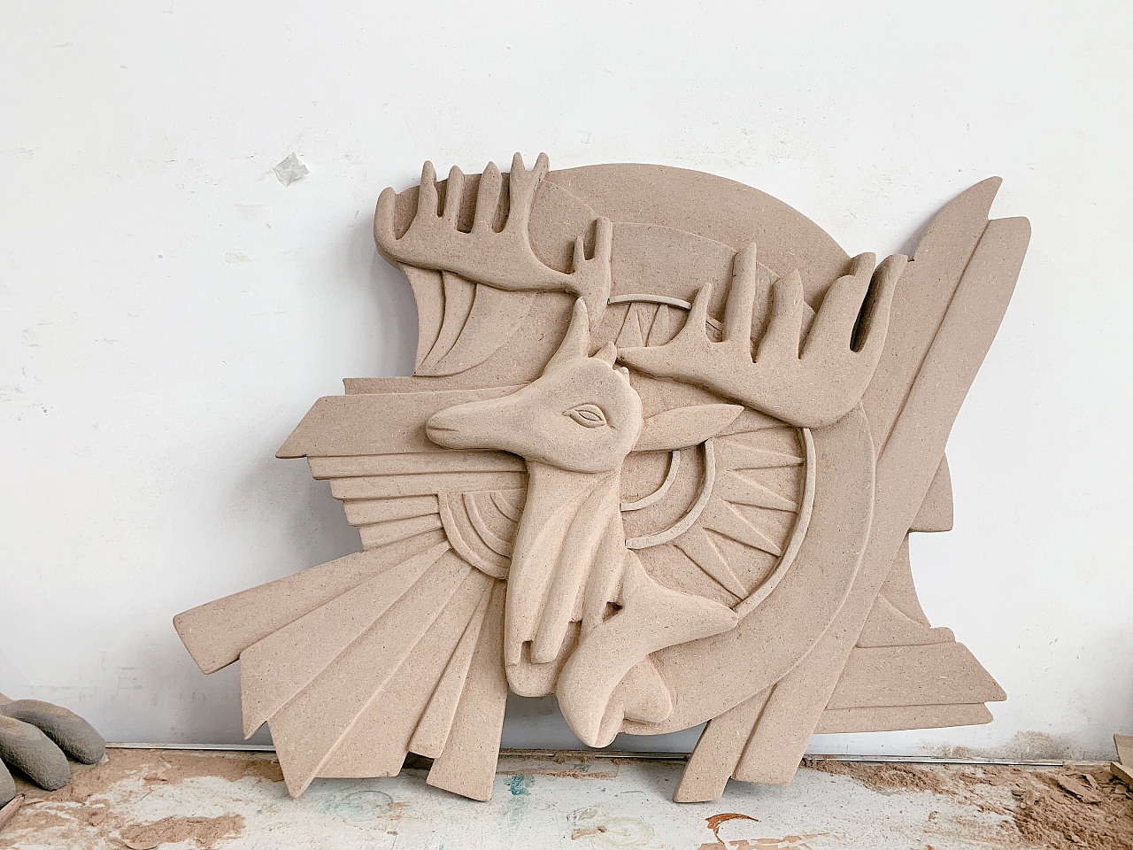 CNC router wood sample