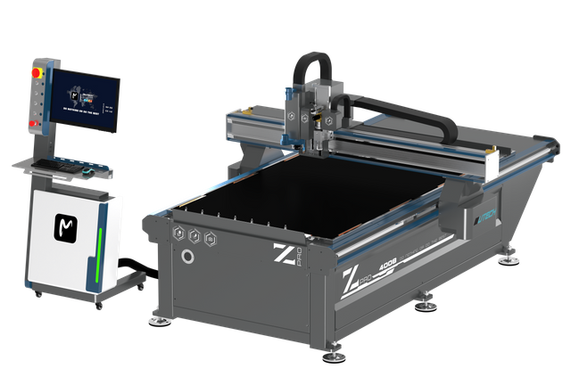 ATC CNC Oscillating Knife Cutting Router Machine with CCD Camera