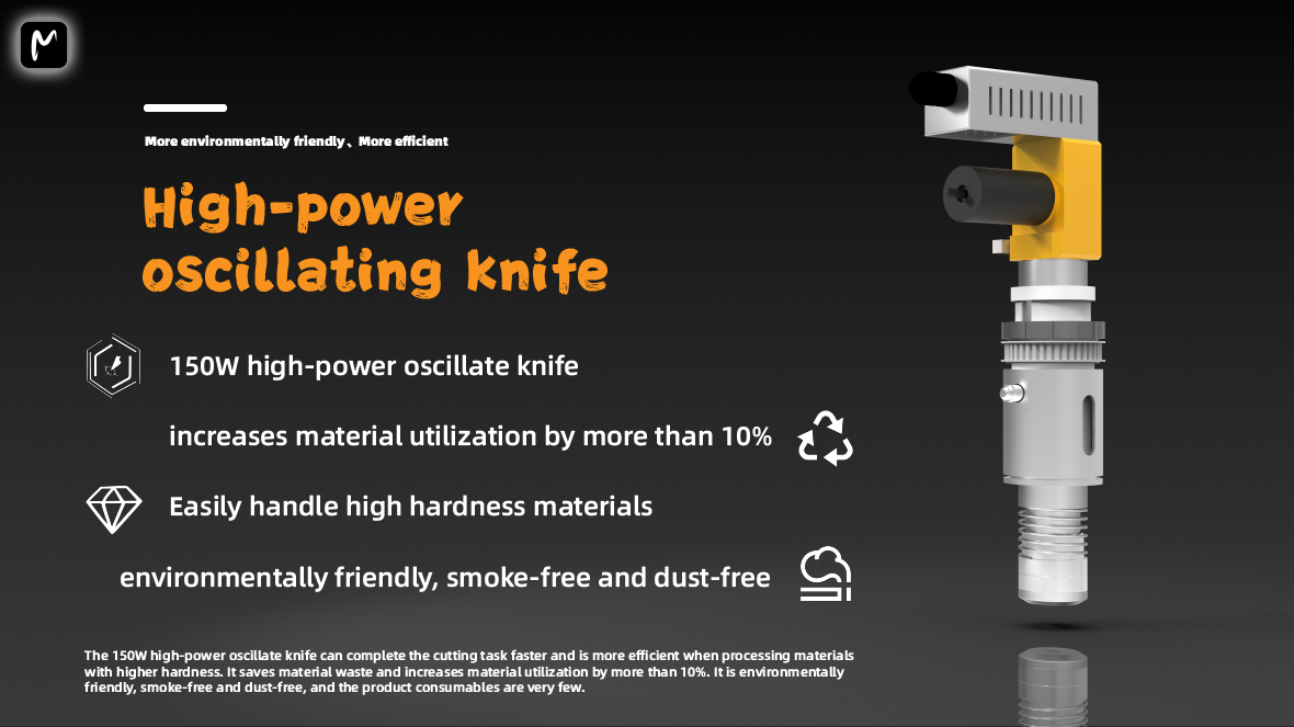 oscillating knife cutting machine