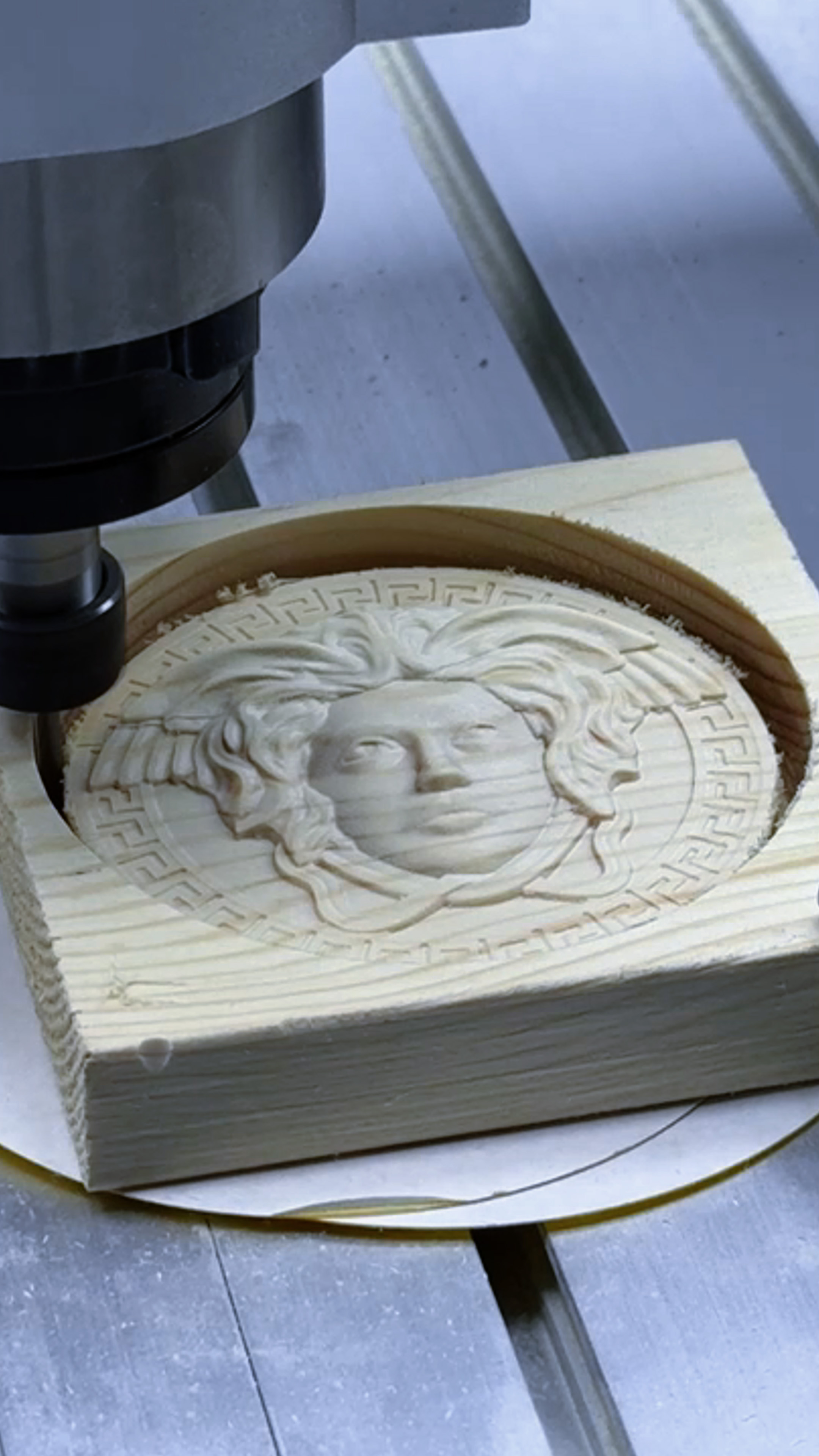 cnc machine router cutting wood